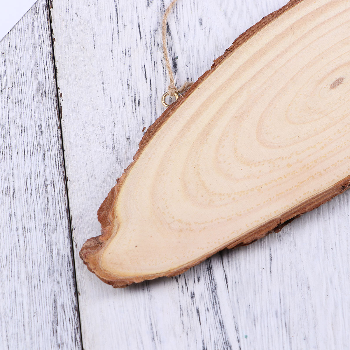 Oud Wood Chip - Wooden Slices 26x7x1cm Double Sided Polished