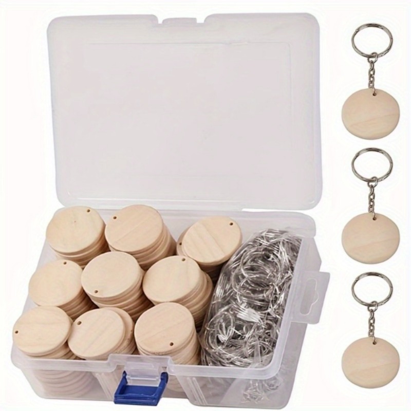 Oud Wood Chip - 150Pcs/ Box Round Wooden Discs with