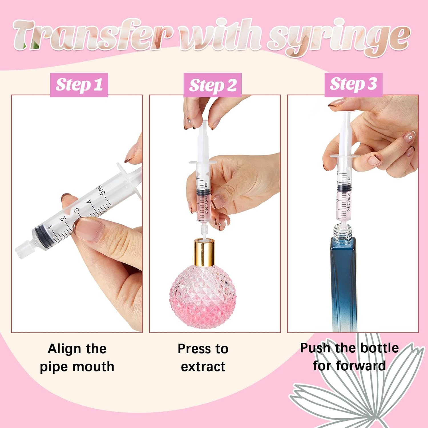 25/50PCS  perfume refill pump  - Perfume Fragrance Book recension och pris