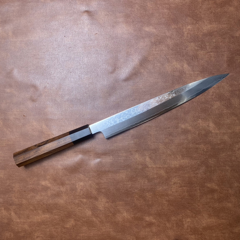 Sashimi Knife Damascus VG10 St - Oud Wood Chip recension och pris
