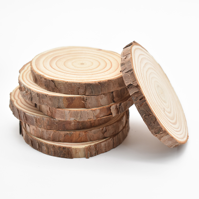 3-12cm Thick Natural Pine Roun - Oud Wood Chip recension och pris