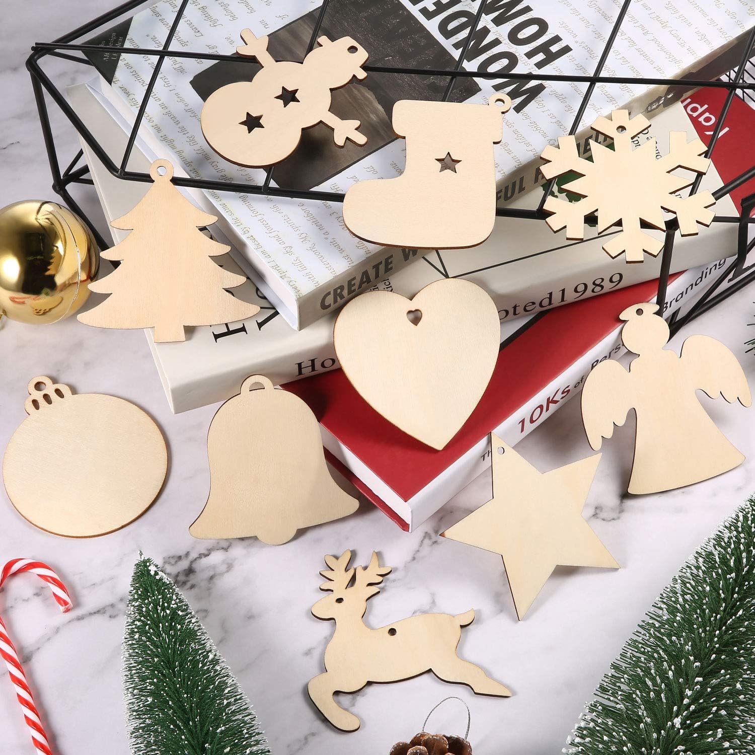 DIY Wooden Christmas Ball Deco - Oud Wood Chip recension och pris