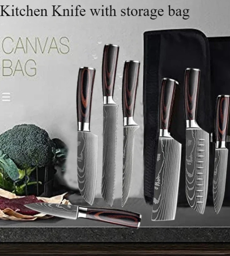 Damascus Steel Japanese Knife  - Oud Wood Chip recension och pris