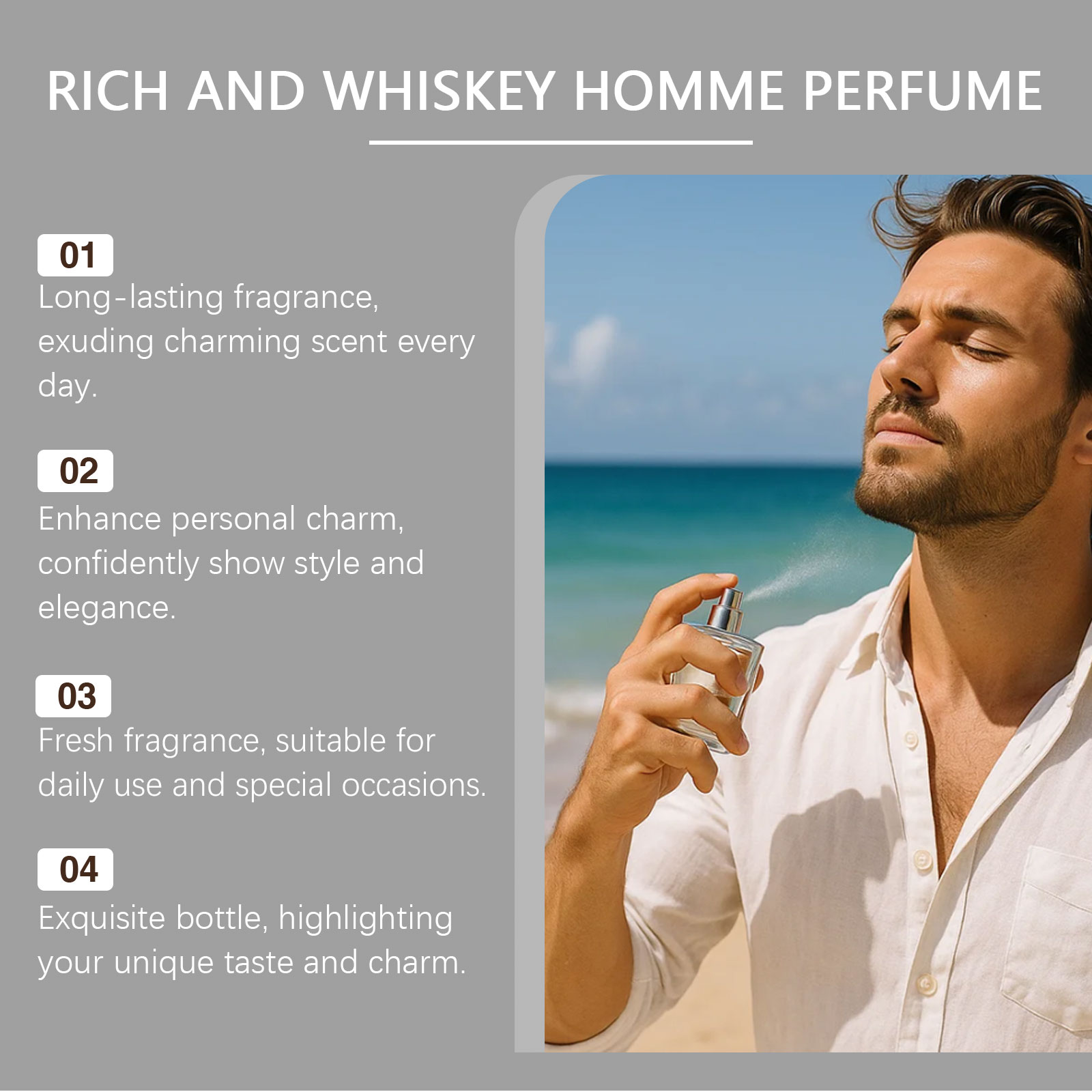 Warm Vanilla Men Cologne,Natur - Perfume Fragrance Base recension och pris