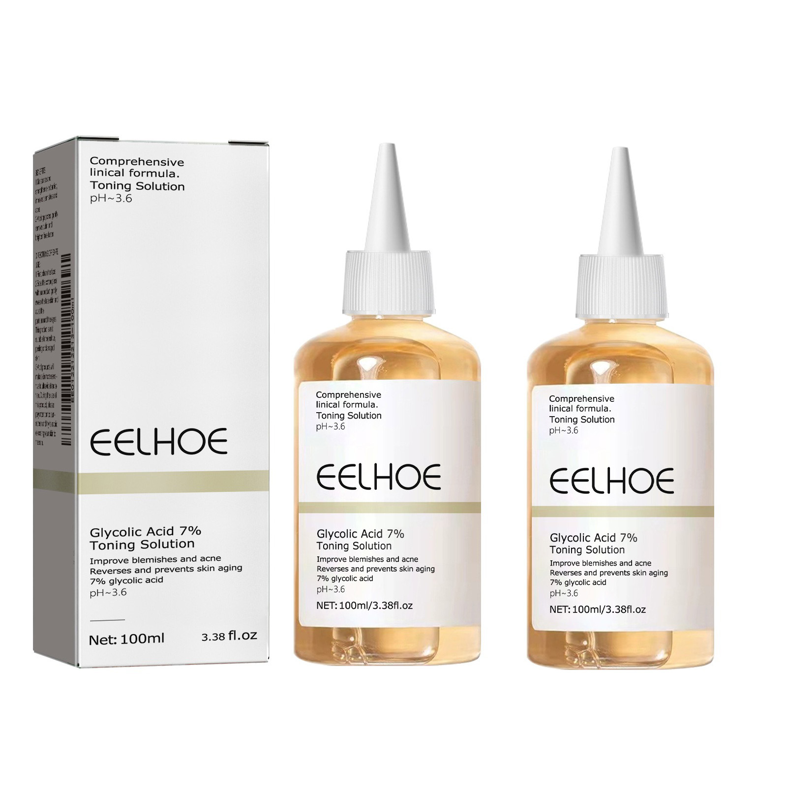 Glycolic Acid 7% Toning Soluti - The Ordinary Serum Hyaluronic Acid recension och pris